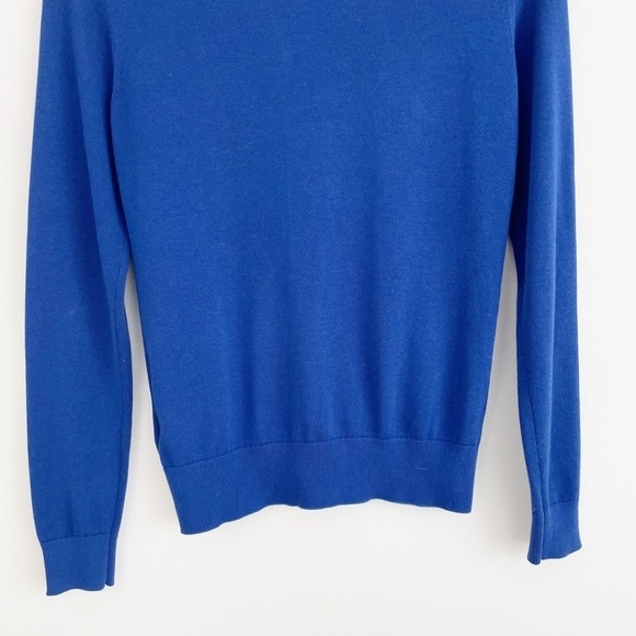 Banana Republic Blue Cotton Blend Button Down Cardigan Size Small - Picture 13 of 15